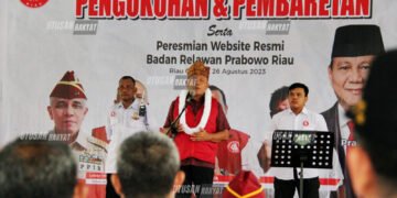 Pengukuhan dan Peresmian Website Resmi Badan Relawan Prabowo Riau