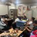 Muflihun bersama tim kuasa hukumnya sedang melakukan pertemuan dengan pihak kepolisian di Polresta Pekanbaru untuk melaporkan dugaan pemalsuan tanda tangan dalam dokumen SPPD Tahun 2020 sebagai bagian dari proses penyelidikan kasus tersebut