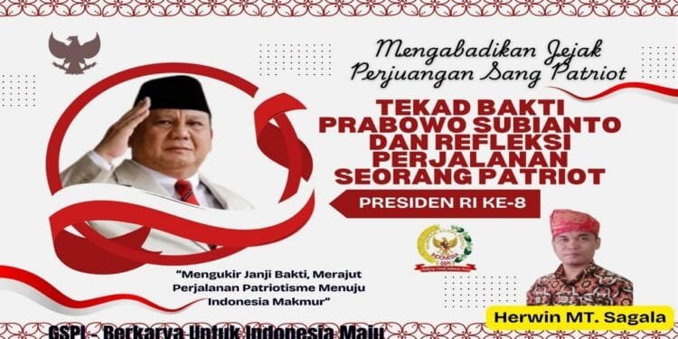 Refleksi Positif Herwin MT Sagala Mengabadikan Jejak Perjuangan Sang Patriot   Prabowo Subianto