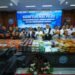 Jajaran pimpinan BNN bersama perwakilan instansi terkait menunjukkan barang bukti narkotika seberat lebih dari 500 kg dalam konferensi pers pengungkapan kasus jaringan narkotika di Jakarta Rabu 3072025