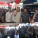 Kolase foto suasana kegiatan Bazar UMKM dan layanan masyarakat gratis di Cileungsi yang dihadiri oleh Bupati Bogor Rudy Susmanto dan Wakil Bupati Bogor Ade Ruhandi