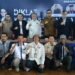 Para peserta dan narasumber berfoto bersama usai kegiatan Pendidikan dan Pelatihan Diklat Kehumasan yang digelar oleh KONI Sumatera Selatan Sumsel di Palembang