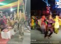 Kolase foto suasana kemeriahan Pentas Budaya Multi Etnik 2025 di Taman Bukit Gelanggang Dumai Sabtu 3082025 malam