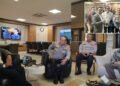 Suasana audiensi dan silaturahmi antara pengurus PWI Riau yang dipimpin oleh Ketua Raja Isyam Azwar dengan Kapolda Riau Irjen Herry Heryawan di Mapolda Riau Selasa 1692025