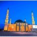 Kemegahan Dumai Islamic Center DIC yang menjadi ikon baru Kota Dumai saat bermandikan cahaya di malam hari