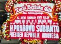 Karangan Bunga Duka - Utusan Bangsa Karangan bunga duka cita dari Presiden Republik Indonesia H Prabowo Subianto untuk almarhumah Hj Ratna Yuningsih binti Kalim ibunda dari Anggota DPR RI Dr H Mulyadi MMA