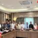 Jajaran Komisi I DPRD Sumsel bersama Tim Seleksi Timsel Komisioner KPID Sumsel berfoto bersama usai rapat koordinasi terkait proses pendaftaran calon komisioner periode 2025 2028