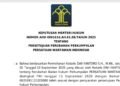 WhatsApp Image 2025-09-12 at 083629a - Utusan Bangsa Tangkapan layar Surat Keputusan Menteri Hukum tentang Persetujuan Perubahan Perkumpulan Persatuan Wartawan Indonesia PWI dengan Nomor AHU 0001616AH0108Tahun 2025